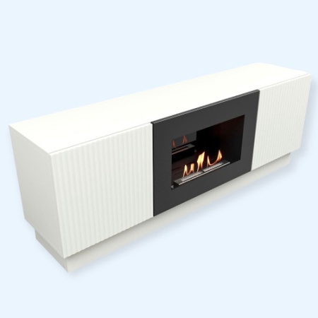 BFP/P-1400L белая (1595752) Firelight Тумба с биокамином